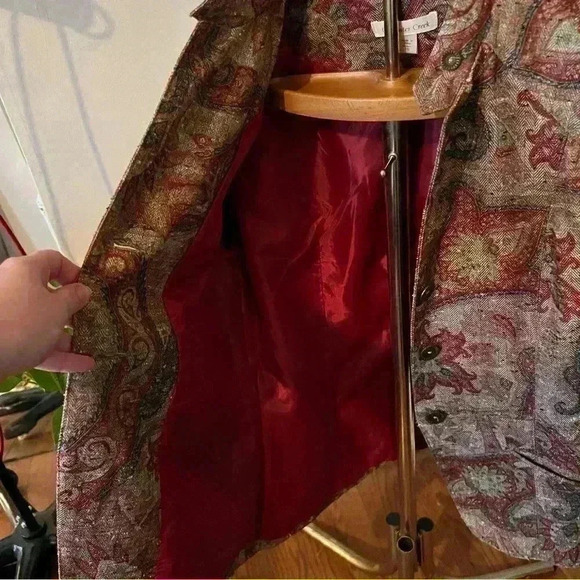 Coldwater Creek Tapestry Jacket - Size 10 - Picture 8 of 8